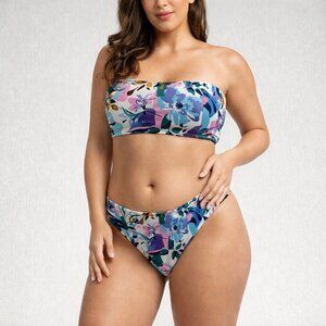 SHEIN Floral Bikini Bottom Size M Multicolor